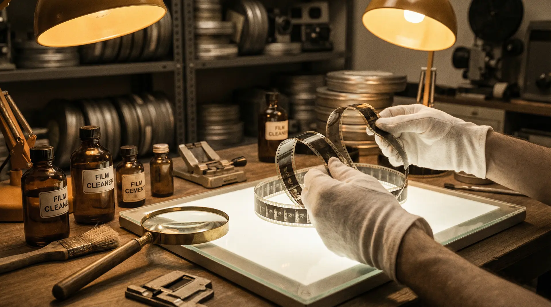 修复师手记 - 经典 辛尤里 胶片修复工作台